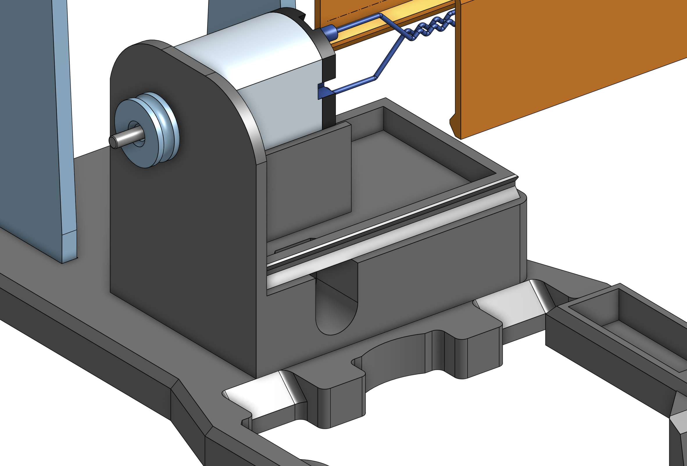 Cable routing hole